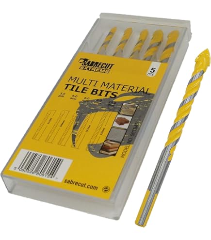 8 Pezzi Punte Trapano Per Calcestruzzo E Muratura 8mm - Carburo Di Tungsteno Cromato, Testa A Croce - Foto 8