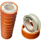 Teflon Tape (10 PIECES) Plumbing Sealing Tape (12 mm X 8 meters)
