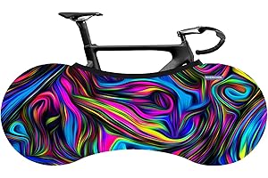 RIVERHIKER Stretchy Bike Wheel Cover, Anti-dust High Elastic Outdoor Indoor Washable Bicycle Protection Storage Bag (Multicolor)