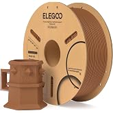 ELEGOO PLA Filament 1.75 1kg Brown | Dimensional Accuracy +/- 0.03mm, 3D Filament Spool, for Most 3D Printers