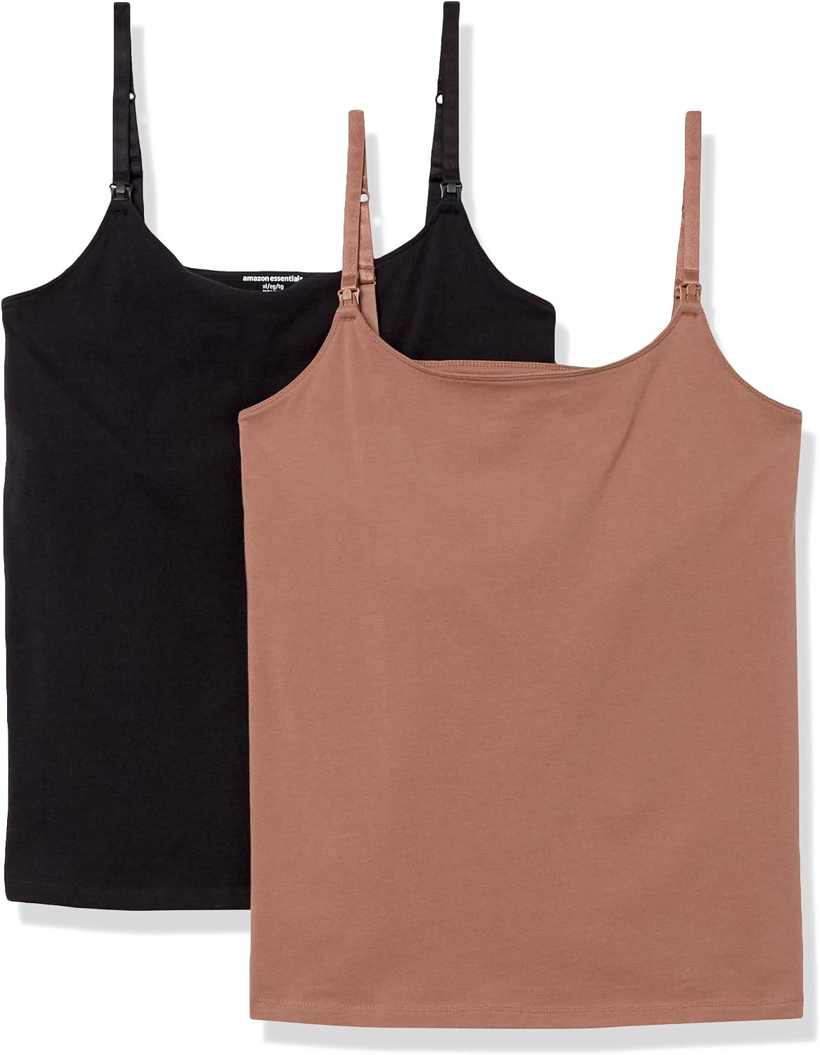 Amazon Essentials Mujer Camisola Apta para Maternidad y Lactancia con Tirantes Ajustables y Sujetador Integrado