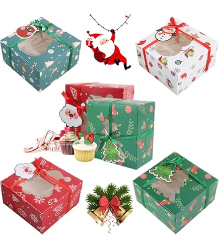 6 Weihnachts-Keksdosen Im Set - Handtaschen-Design, Metall, Süße Geschenkidee