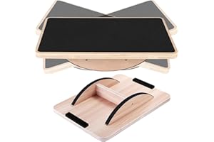 GEBRAZY Balance Board Mobile, Con Supporto Antiscivolo, Tavoletta Propriocettiva，Balance Board Sotto La Scrivania, Forza Centrale, Stabilità, Tavola Di Bilanciamento