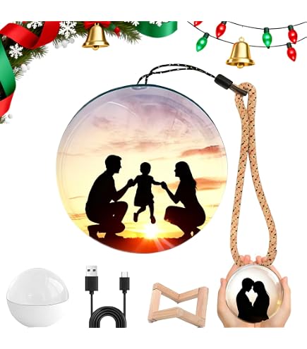 Sfera Di Cristallo Digitale 2,7 Pollici - Display LED Per Foto E Video, Regalo Personalizzato Per Anniversari, Compleanni E Matrimoni