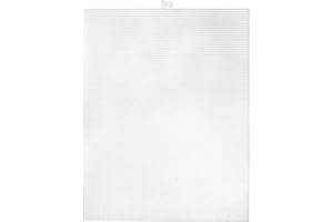 DARICE Vaessen Creative 33407 Toiles de Plastique pour Point de Croix Plastique Transparent 34,3 x 26,7 x 1,5 cm