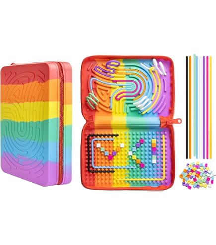 Jeu Motricité Fine Cordes Juvanovo Sensory Activity Board, Planche Sensorielle Silicone