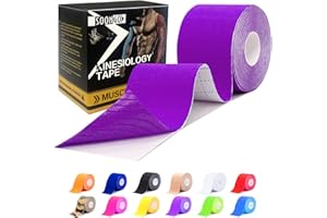 SOONGO Kinesiologie Tape Physio Muskeln Wasserfest Sport Tape Elastische Bandage Gute Hypoallergen