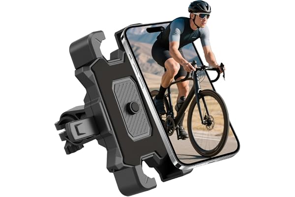 MDLSDE Universell cykeltelefonhållare för 4,8–6,8 tum , 360° roterbar, för racercyklar, mountainbike, skotrar för 1