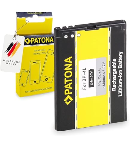 AKKU BATTERIE FÜR Nokia BP-4L E52 E55 E63 1450 mAh Li-ion Accu von