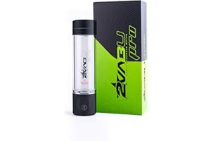 2VABU Botella de Agua Hidrogenada – 4000 PPB de Hidrógeno Molecular – Tecnología SPE/PEM de Alta Pureza – Agua con ORP Reducido – 280 ml (Molecular Pro)