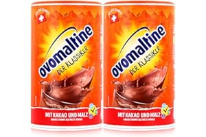Canette de boisson en poudre Ovomaltine, pack de 2 (2 x 500 g) ...