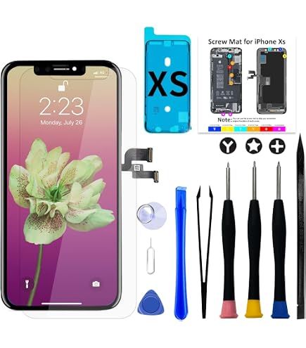 Batterie IPhone X 4600mAh - Haute Capacité Remplacement - Avec Kit Outils - Compatible A1865 A1901 A1902