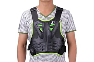 SJAPEX Armure Moto Gilet Protection Équipement Protection Colonne Vertébrale Armure Dorsale, pour Moto Cross Scooter VTT Enduro Patinage Skate Snowboard, pour Homme et Femme