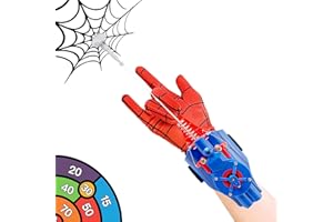 Lonyiabbi Web Shooter Avvolgimento automatico del cavo 2,9 m Rope Launcher Recharger Electric take-up Superhero Role-Play