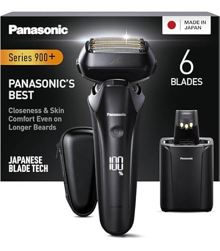 【未使用品】Panasonic LAMDASH PALMIN ES-PV6A-W Panasonic ES-PV6A Men's Shaver LAMDASH Palm in 5 Blades high Grade