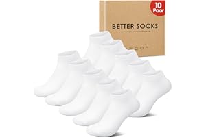 IceReco 10 Pares Calcetines Cortos Hombre Deporte Mujer Verano Algodon Calcetines Tobilleros Deportivos Bajos