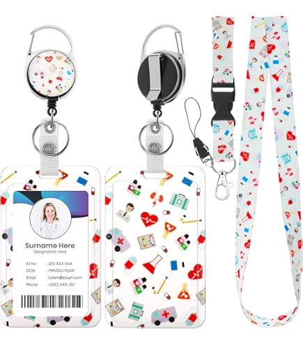 ID Badge Holder With Breakaway Lanyard, Retractable Badge Reel Heavy Duty Autism Awareness Lanyards For Id Badges Ajustable Teacher Nurse Work Office Gifts&pid=nmuwnjjlmd