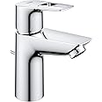 GROHE 23084001 Bauloop, Single Hole Single-Handle S-Size Bathroom Faucet 1.2 GPM, Chrome