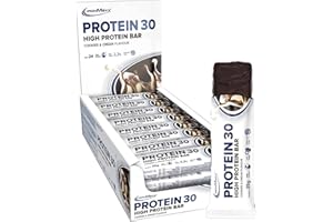 IronMaxx Barrita Proteica 30 Cookies & Cream 24x35g | Snack Saludable Alta en Proteínas | Sin Gluten ni Aceite de Palma | Bajo en Azúcar | Ideal para Deportistas y Vida Activa
