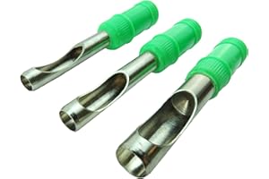 Roddarch Bread Punch Set for Bread or Meat. 3pc Bait Punch Set. Stainless Steel