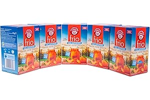 ‎TEEKANNE Teekanne frio Classic Eistee Pfirsich, 5er Pack (5 x 18 Teebeutel), 5 x 45 g