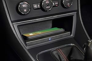 Inbay Ablagefach Seat Leon 2012 2016 Qi-Standard 241328-50-1 Schwarz One Size