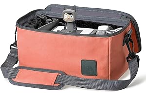 fantifant Musikbox Tasche für Toniebox und Tigerbox [ + Netzbeutel ] Flexible TRANSPORTTASCHE FÜR TIGERBOX UND TONIEBOX Tasche für Box und Zubehör I Spezialedition mit Altrosa Bauwolle
