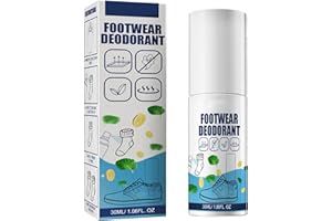 GNAUMORE Deodorante Per Scarpe Elimina Odore,Spray Antiodore Per Scarpe,Soluzione per Calzature Senza Odori,Spray Rinfrescante Deodorante per Scarpe,Extra Forte