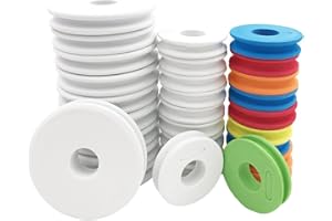 Milepetus 30 Stück Schaumstoff umwickelt Draht Angeln Wickelbrett Angelschnur Board Spule Angelschnurzubehör Rig Winders