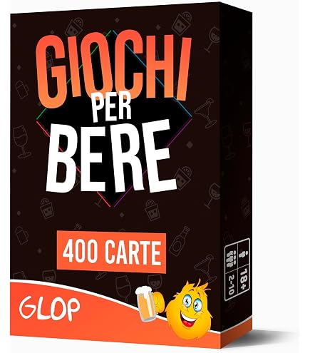 GLOP 300 Card - Giochi da Tavolo Adulti - Giochi Alcolici per Feste - Giochi per Bere - Giochi di