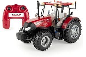 Britains Big Farm Radio Controlled Case IH Maxxum 150 zabawka, zabawki rolnicze dla dzieci, Maxxum 150 traktor zabawka kompatybilna ze zwierzętami gospodarskimi w skali 1:16 i zabawkami, odpowiednia