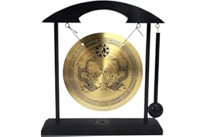 juanxian Zen Art Brass Feng Shui Desktop Gong (H1302)