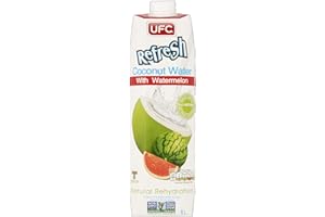 UFC Refresh Coconut Water with Watermelon, 1 Litre, Pack of 6
