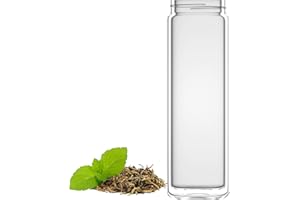 Verre de rechange sans tamis, sans Couvercle 400ml pour Théière amapodo Bouteille de thé