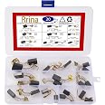 30-Piece Graphite Carbon Brushes Set - 10 Sizes For Power Tool Motor Repair
