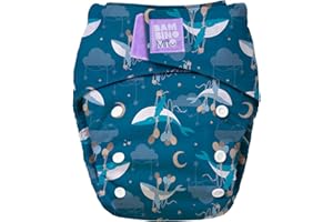 Bambino Mio, Revolutionary Reusable Cloth Nappy SAIL Away - Sustainable, Oeko-Tex, Washable, Baby and Toddler
