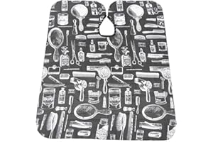 WYTINO Grembiule da parrucchiere, grembiule per taglio di capelli, mantella per tagliare i capelli, grembiule da salone, grembiule da parrucchiere con bottoni a pressione, grembiule da barbiere