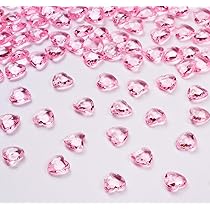 400 Cristalli A Cuore Rosso - 12 Mm, Decorazioni Per Matrimoni, San Valentino, Fai Da Te, Con Coriandoli - Foto 3