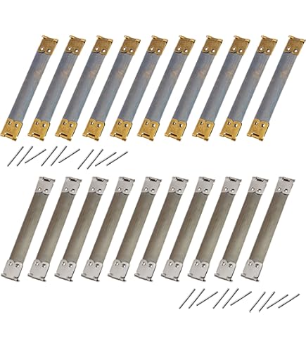 Set 30 Cerniere A Bacio Per Borse Fai Da Te - Cornici Flessibili In Metallo Per Portamonete E Pochette