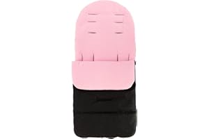 Little Bambino Footmuff/Cosy Toes Fleece Lined Cosytoes Universal Fitting for Pushchairs Strollers Prams Buggy Baby (Pink)