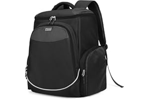 Trunab Rucksack für Videospiele, Aufbewahrung, kompatibel mit PS5/PS4/PS4 Pro/PS4 Slim/Xbox One/Xbox One X/Xbox One S, Reisetasche mit Taschen für Laptop 15,6 Zoll und Spielzubehör