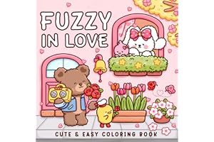 SAHRI Animal Coloring Book,Cozy Coloring Book for Adults and Teens Featuring Super Cute Animals Cozy Activities and Cute Designs for Relaxation & Stress Relief (little ghost)