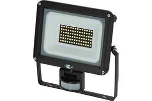 Brennenstuhl LED strålkastare JARO 7060 P (LED väggstrålkastare för utomhusbruk IP65, 50W, 5800lm, 6500K, med rörelsedetektor