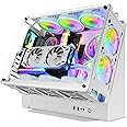 Mars Gaming MCB White, PC Gaming ATX XL Case, Custom Premium Edition, Modular Dual Chamber Structure