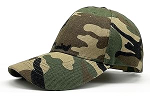 FUIPVGI Cappellino da Baseball per Bambini,Cappellino con Visiera Mimetico Regolabile Protezione UV Berretto per Ragazzi Ragazze 2-12 Anni