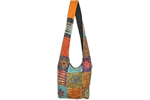 HARRINGTON MARLEY Bandolera Boho Hippy Hippie Festival de playa bolso de hombro retro 60 'S Peace