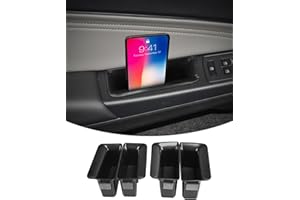 ROGIERRA for VW Golf 8 GTI MK8 2022-2023 Front Door Storage Box Door Side Organizer Tray Phone Container Door Pocket Insert Tray Door Armrest Organizer Container for VW Golf 8 GTI MK8 Accessories (4 Pack)