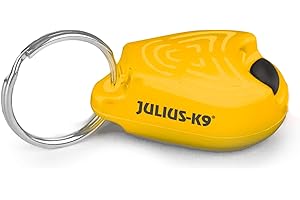 JULIUS K-9 Julius-K9, Porte-clé TICKLESS Chiens Anti-tiques et puces à ultrasons, Jaune