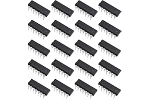 EMSea 20Pcs SN74HC14N 6-Channel Schmitt Trigger Inverter IC Chip DIP14 for Breadboard