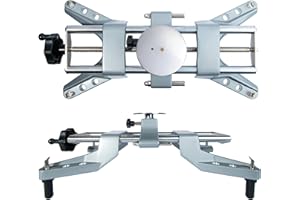Zackman Scientific AutoSolo Morsetto per Ruote di Allineamento 3D DSP & Adattatore Magnetico per Misuratori Camber Castor - Compatibile con Cerchi da 11 a 25 Pollici